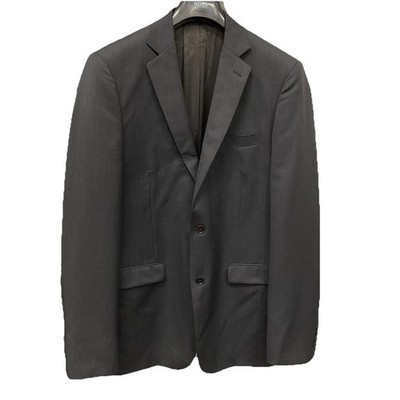 DKNY Macys Men s Store Silver Gray Two Buttons Blazer Size 42L