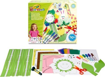 Crayola Kinder Multi Activity Bastelset 50+ Teile | Vorschule Basteln