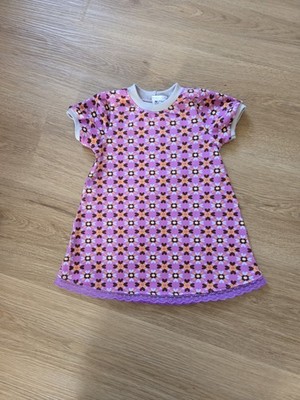 Süße lila Tunika,Blumen,Handmade,Gr.86/92,Jersey, Neu,Kita,Spielen,Freizeit 