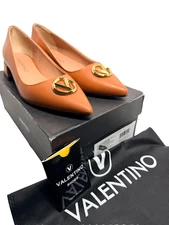 Valentino by Mario Valentino VLogo Perla Block Heel Pumps Women’s Size 8 Italy