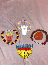 Aqua Teen Hunger Force Single Kandi Bracelets Full Set
