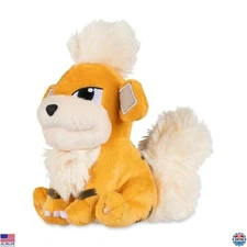 Pokémon Growlithe Sitting Cuties Plush Toy 8" Soft Stuffed Animal Collectible