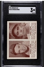PEE WEE REESE 1941 DOUBLE PLAY SGC 3 ! *JUST GRADED ! *CENTERED BEUATY ! *HOFER