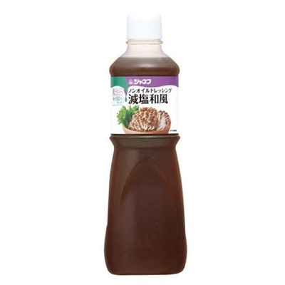 Janef Non-Oil Japanese Dressing, 50% Less Salt, 1000ml