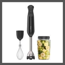 Vitamix 2-Speed Hand Immersion Blender Bundle with Whisk and Jar Black
