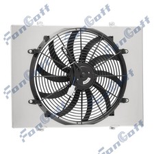 Aluminum Shroud Fan For 1973-74 Chevrolet Nova Buick Apollo Oldsmobile Omega 23 Aluminum Shroud Fan For 1973-74 Chevrolet Nova Buick Apollo Oldsmobile Omega 23