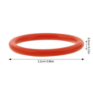 Orange O-Ring Seal 2.2cm (0.86in) Diameter x 0.3cm (0.12in) Thickness