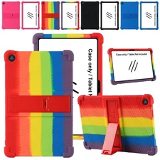 Case For T-Mobile Revvl Tab 2 Tablet 10.1" Soft Silicone Shockproof Stand Cover