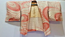 Haori Jacket Casual Layered Kimono Japanese Style Wear Pure Silk Traditional