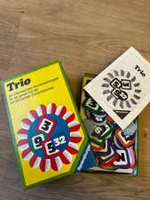 Trio Ravensburger 1974 Gesellschaftsspiel Familienspiel Legespiel Rechenspiel 