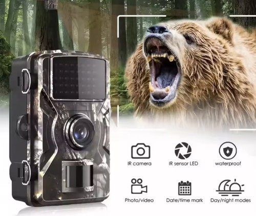 Caméra de Chasse 16MP 1080P Vision Nocturne IR IP66 Détection PIR Extérieur - Photo 2/10
