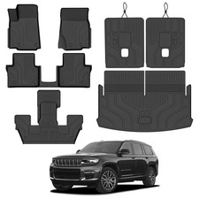 Floor Mats Cargo Liner for 2021-2026 Jeep Grand Cherokee L 6-Seater Only w/o...