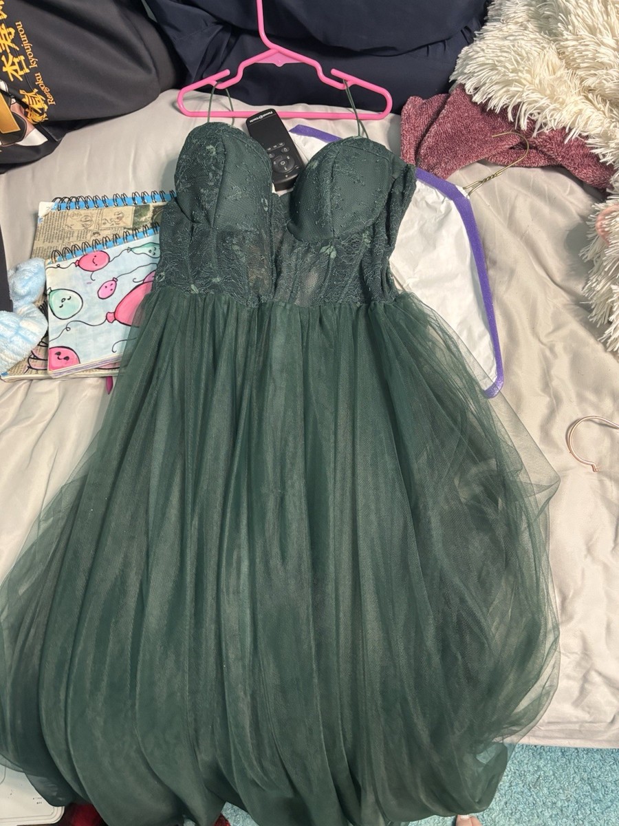 green emerald velvet dress Stella Couture 21064 Glitter Formal Long Prom Dress – The Dress Outlet main image 0