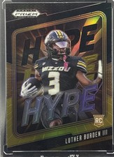 2025 Panini Prizm Draft Picks - Hype Luther Burden #7 Black Gold Prizm /5 (RC)