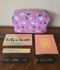 BNIB Full Size 6 Piece Mixed Makeup Lot: Shadow Liner Lip Oil Brow Gel Blush