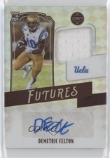 2021 Panini Legacy Futures 104/399 Demetric Felton #FP-DF Patch Auto 0eo6