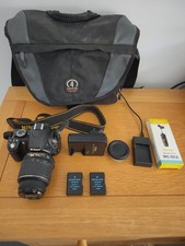 Nikon D3100 Digital SLR Camera 14.2MP Black with VR 18-55mm Lens with extras