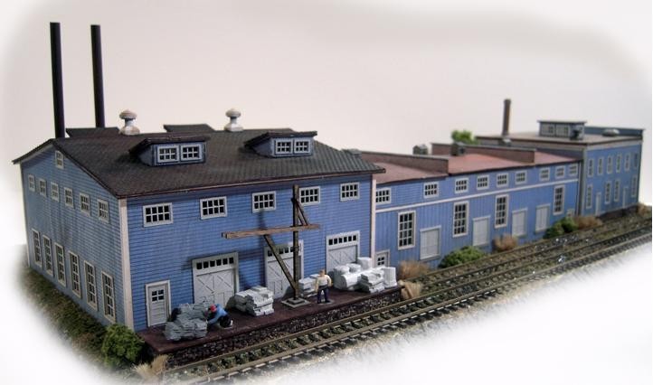 N Scale Architect 10016 Burlington Marble & Slate Mill Kit Trackside Structure