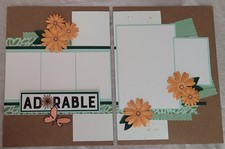 CTMH Assorted Scrapbooking Layouts - 8.5 X 11 double set of 3 - ScrapAttic