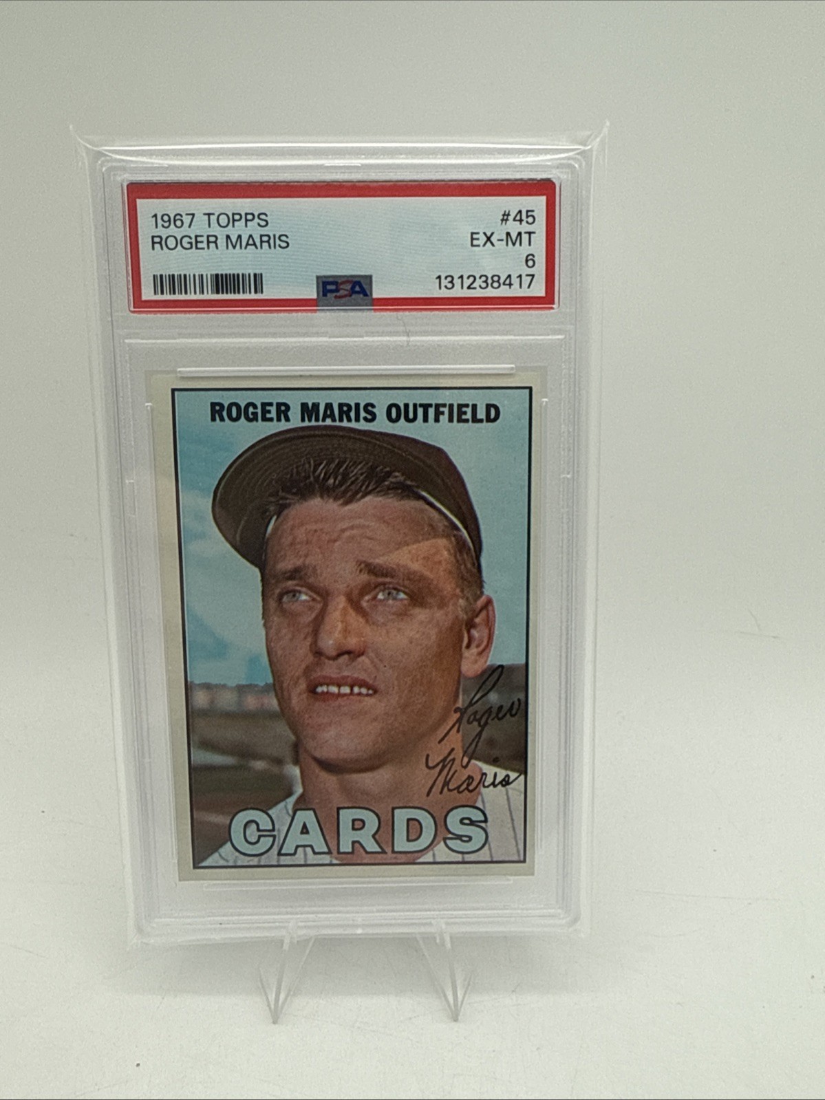 1967 Topps Roger Maris #45 PSA 6 New York Yankees