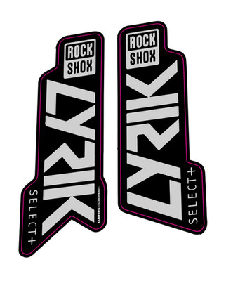 Rockshox Lyrik Select+ Gabel Aufkleber Kit Sticker Mountainbike MTB Bike Downhill Enduro