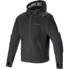 Alpinestars Moflow Air Tech Motorcycle Motorbike Hoodie Black / Black