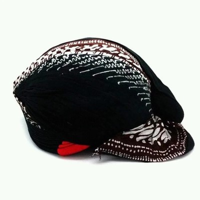 Traditional Javanese Blangkon Jogja Foldable Jebeh Model Headwear