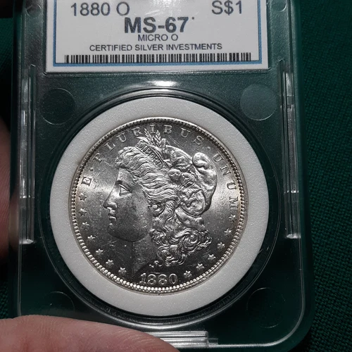 1880 O  with Proof like back