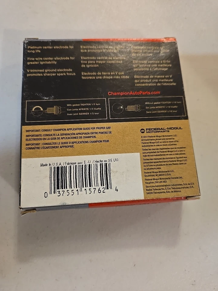 Vela de ignição Champion 3032 TE10PMC5 VINTAGE NOS CONJUNTO DE 4 - Imagem 3 de 4