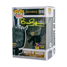 Bruce Spence Signed LOTR Mouth of Sauron Funko Pop - 7BAP Signature Series JSA