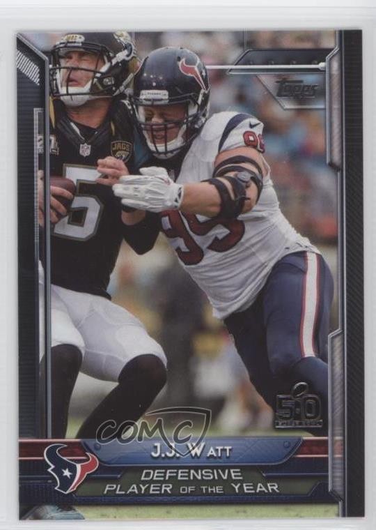 2015 Topps Topps.com Online Exclusive NFL 50th Super Bowl JJ Watt #301 0c4