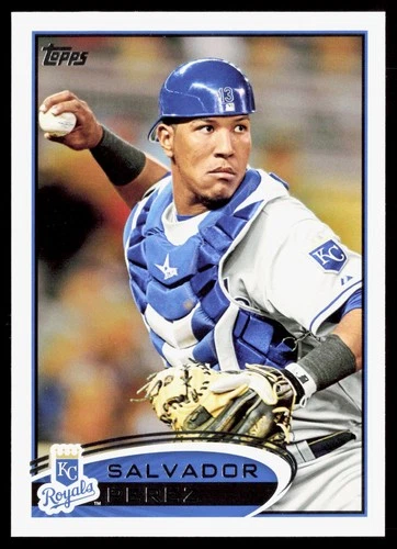 2012 Topps #343 Salvador Perez RC Rookie Card Kansas City Royals