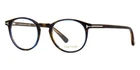 Tom Ford 5294 056 Havana & Blue KEY HOLE Glasses Frames Eyeglasses Rx 48-20-145
