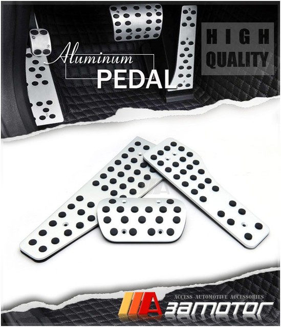 Aluminum Auto Pedal Set fits Porsche 997 Carrera S 4 4S GT3 Turbo