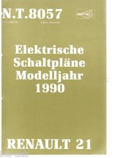 RENAULT 21 R21 MJ 1990 QUADRI ELETTRICI MANUALE OFFICINA