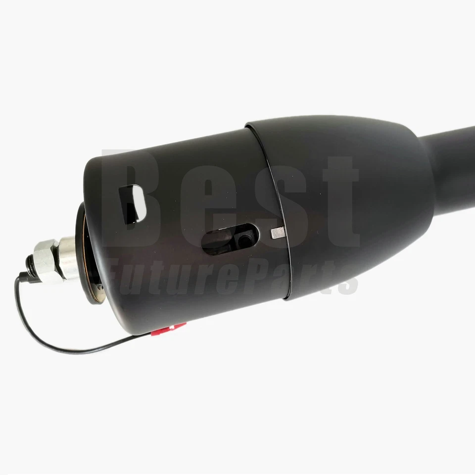 Columna de dirección 32" negra Street Hot Rod inclinación de acero inoxidable para Chevy GM Chrysler Foto 4 de 4