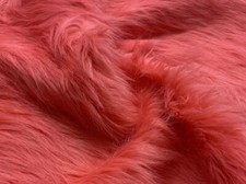 Super Luxe Tissu En Fausse Fourrure PUNCH PINK