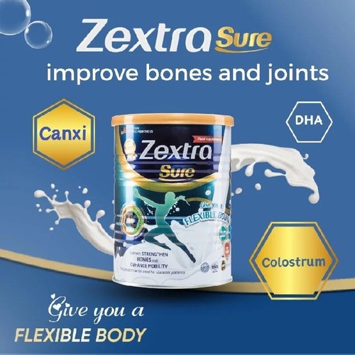 4 Cans Zextra Sure Milk For Knee Back Pain Strengthen Bones Food Supplement 400g - Picture 3 of 16