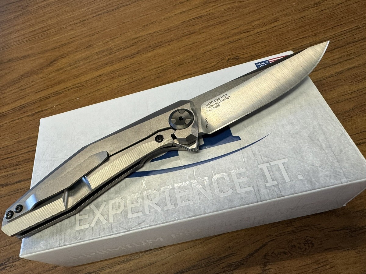 Zero Tolerance 0470 Dmitry Sinkevich Flipper Knife SW 20CV