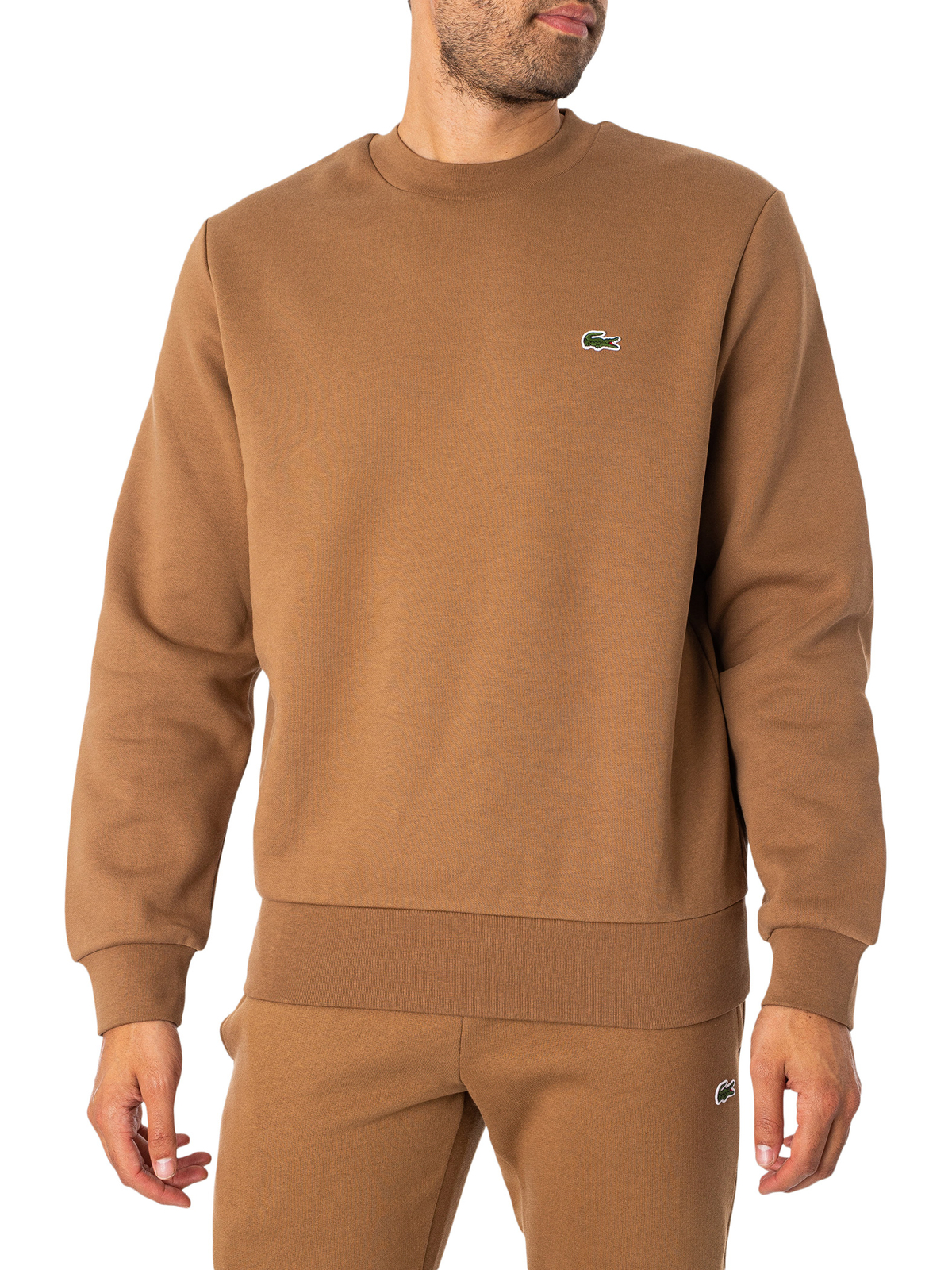 Толстовка с логотипом Lacoste Herren, braun