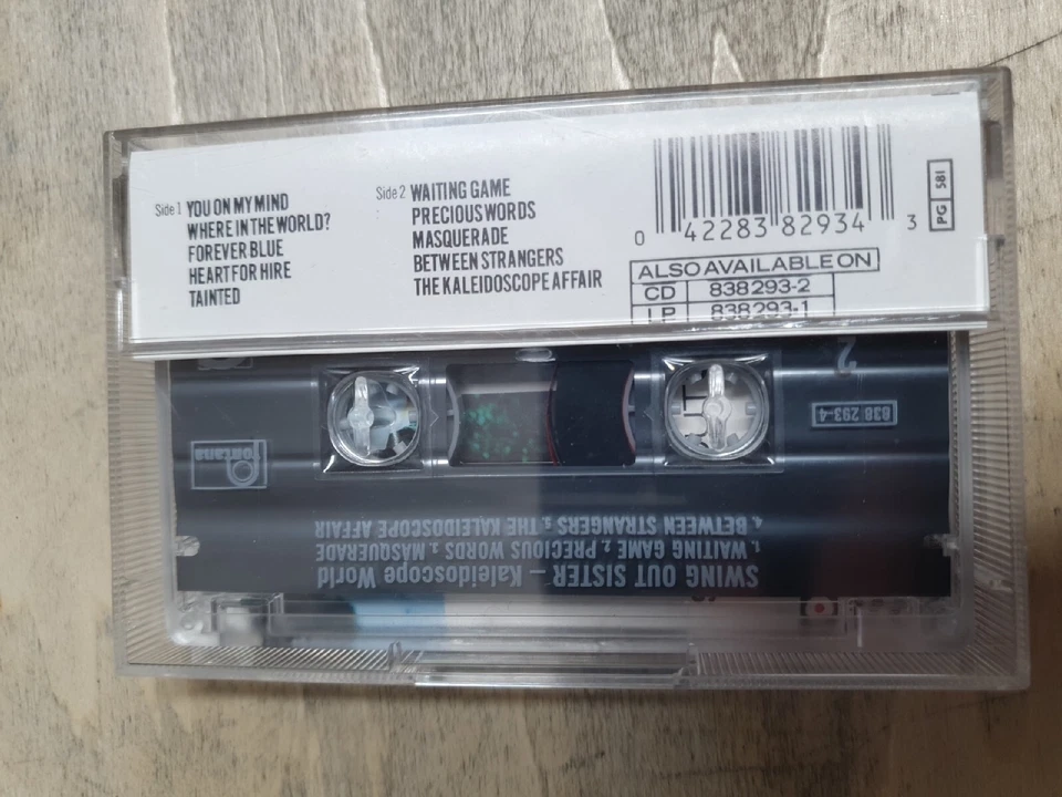 Vintage Swing Out Sister "Kaleidoscope World" Cassette Tape Album Foto 2 de 4