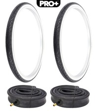 Pro Bicycle Tires 26 X 1.50 Whitewall G-5013 City Cavalier Wheavyduty Tubes