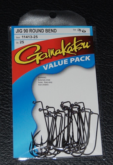 gamakatsu jig 90 round bend 3/0 value pack 11413-25 jig
