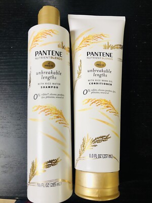 Pantene Nutrient Blends Shampoo 9.6 oz + Conditioner 8 oz Total 17.6 oz