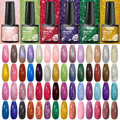 MTSSII 244 Colors 6ml Nail Art Gel Nail Polish Soak-off UV/LED Manicure Spring