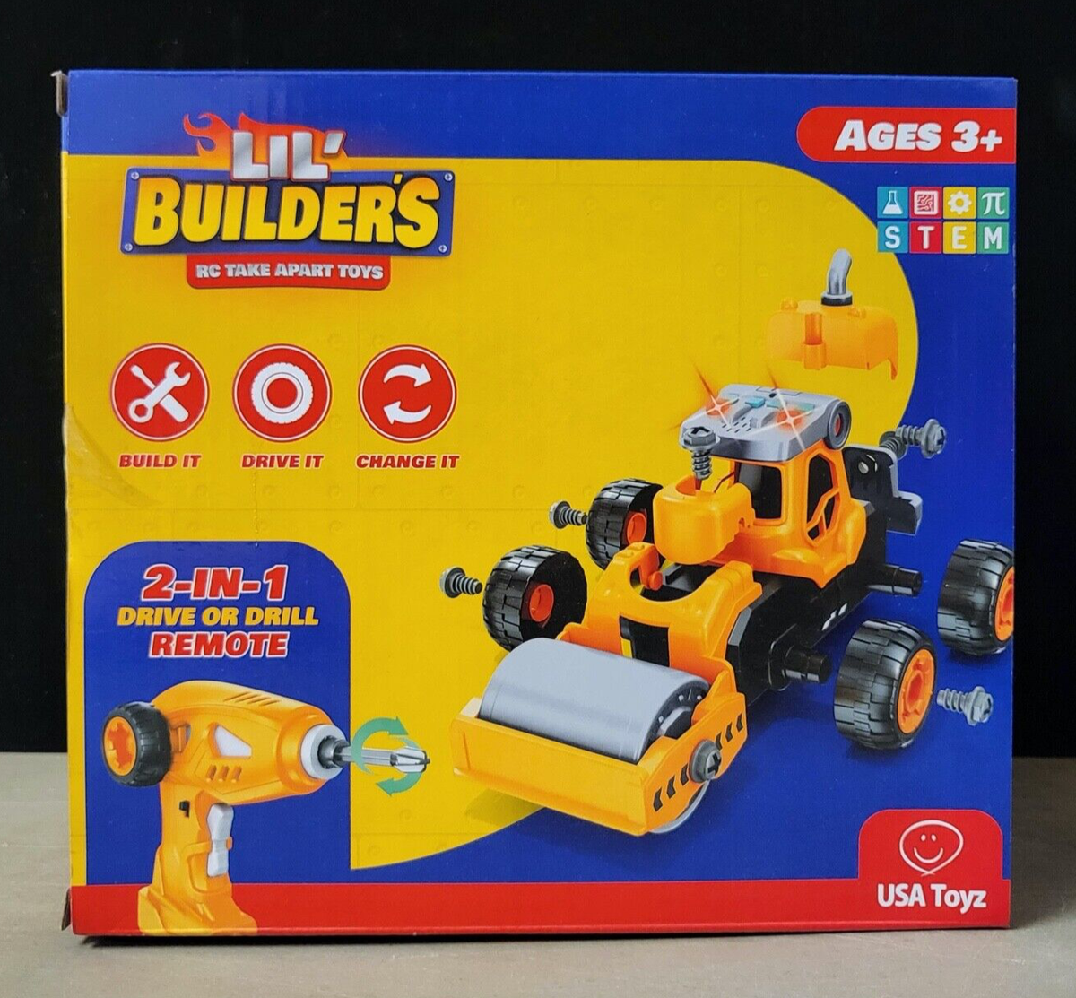 USA Toyz Lil Builders Take Apart Construction Toy 4-in-1 Toy