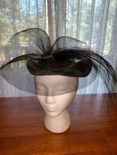 Vintage Sonni San Francisco Black with netting Hat OS