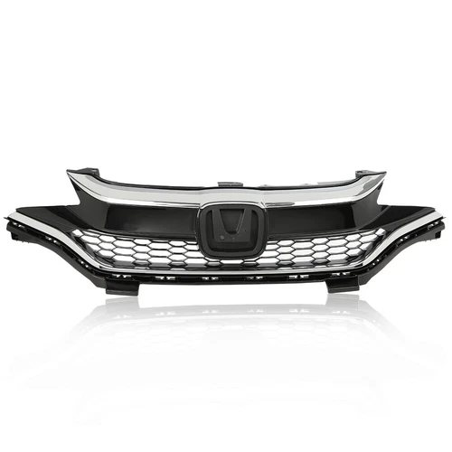 Chrome Front Upper Bumper Grille Grill For 2018 2019 2020 Honda Fit Hatchback - Bild 3 von 17