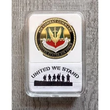 U S AIR FORCE AIR COMBAT COMMAND Challenge Coin with  case