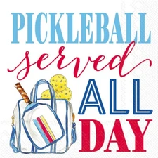 Boston International - Pickleball Cocktail Napkins - C045400